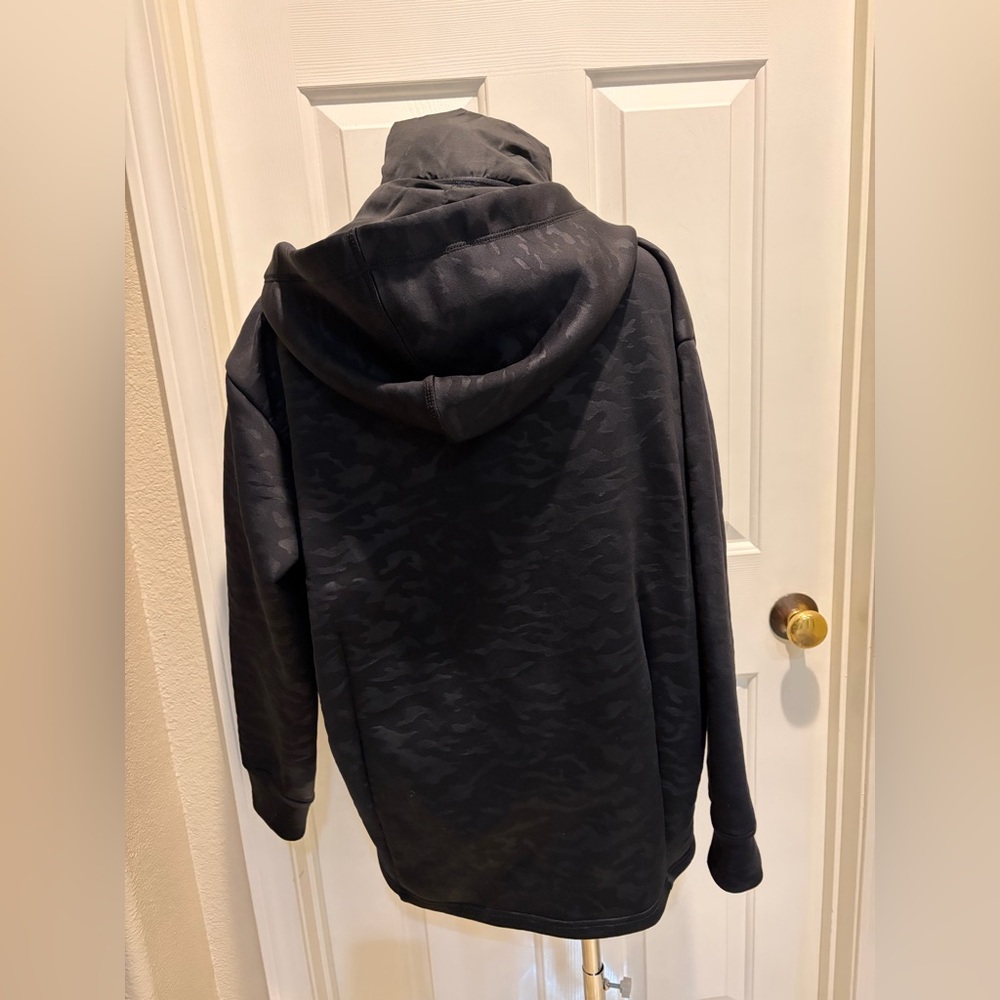 Fabletics Black Camo Zip-Up Jacket - image 6